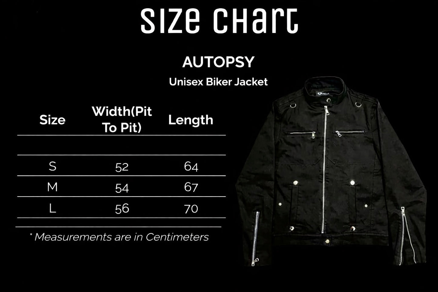 "AUTOPSY" Biker Jacket