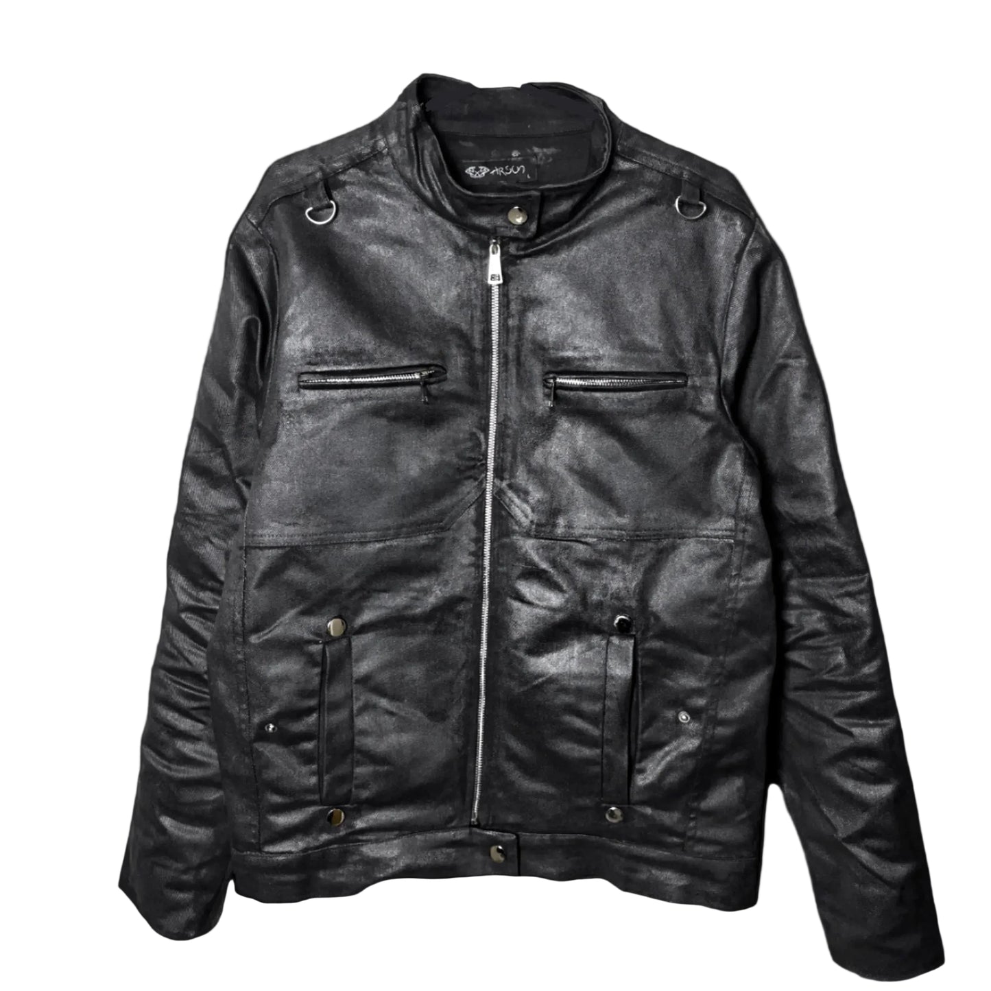 "AUTOPSY" (WAXED) Biker Jacket