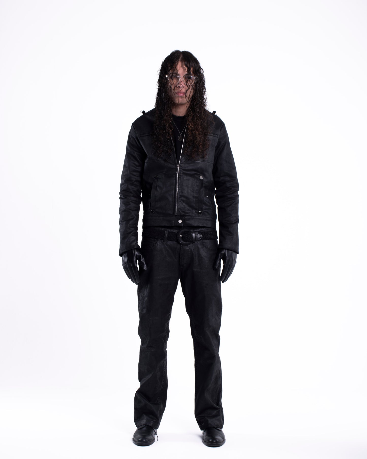 "AUTOPSY" (WAXED) Biker Jacket