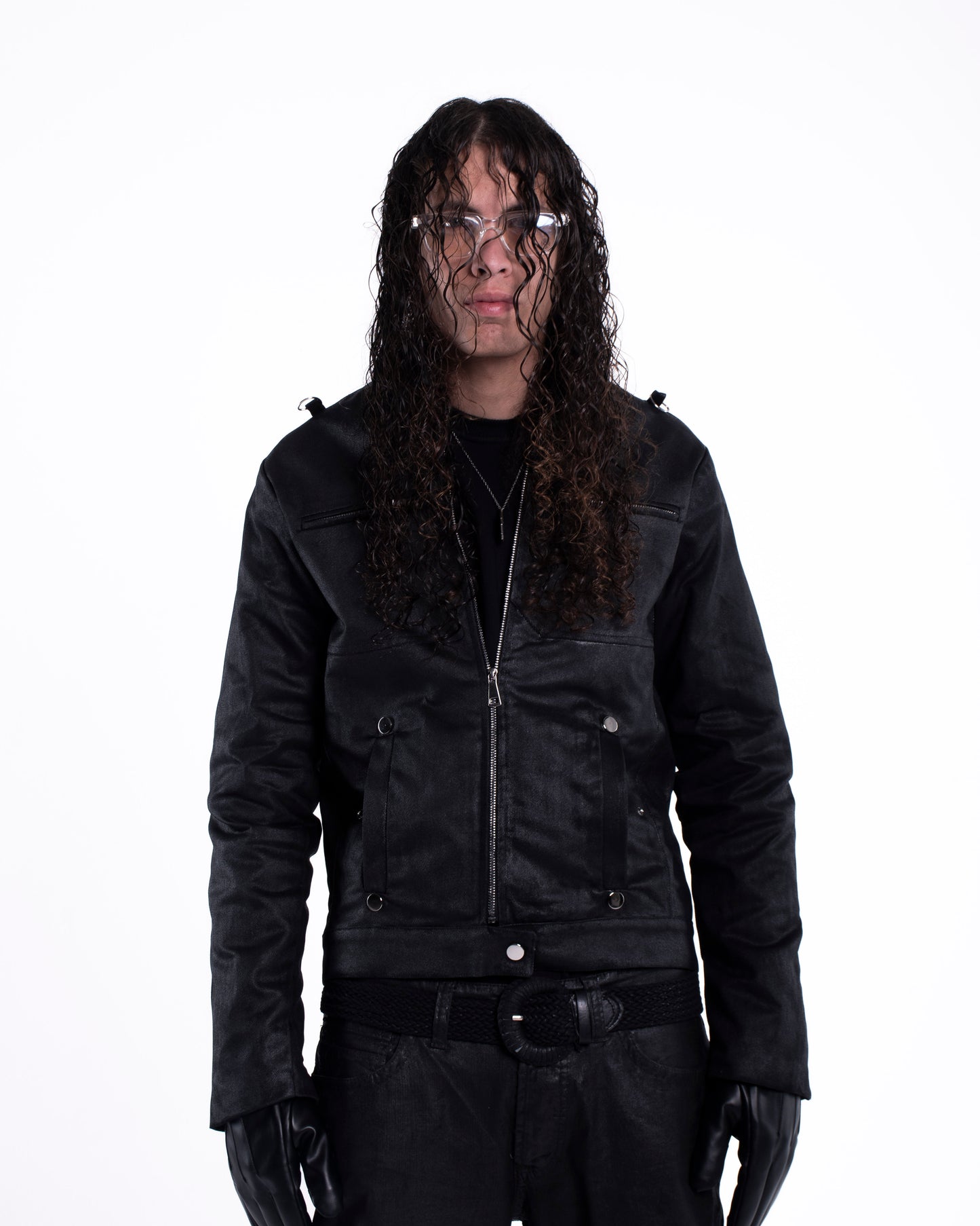 "AUTOPSY" (WAXED) Biker Jacket