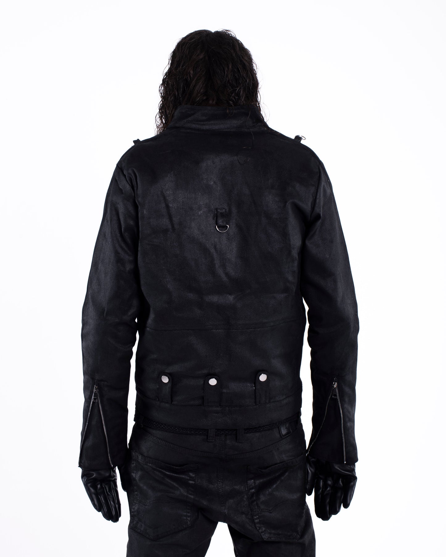 "AUTOPSY" (WAXED) Biker Jacket